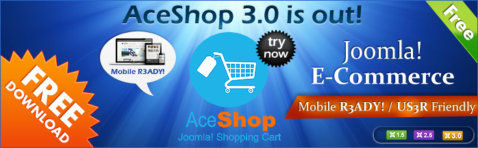AceShop - Joomla3 and Mobility