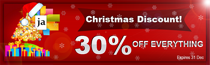 Merry Christmas: Special offer 30% OFF for you